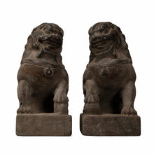 Load image into Gallery viewer, Bluestone MenDun Lions (Pair)