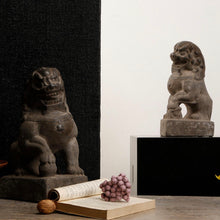 Load image into Gallery viewer, Bluestone MenDun Lions (Pair)