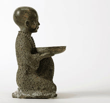 Load image into Gallery viewer, Brass Monk Statue