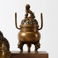 Load image into Gallery viewer, Brass Incense Burner