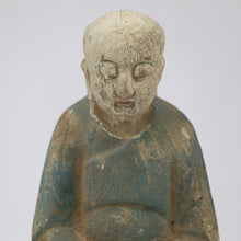 Load image into Gallery viewer, Wood Monk Statue
