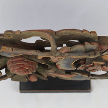 Load image into Gallery viewer, 19th Century Woodcarving on Stand