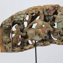 Load image into Gallery viewer, 19th Century Woodcarving with Stand