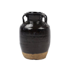 Load image into Gallery viewer, Black Glazed Jar
