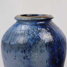 Load image into Gallery viewer, Blue Ceramic Jar