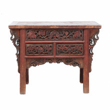 Load image into Gallery viewer, Console Table in Red Lacquer