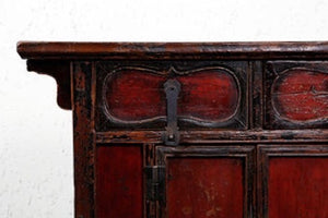 Red-Black Lacquer Cabinet
