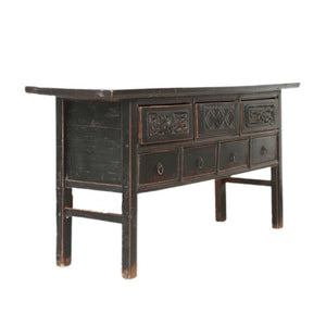Seven-drawer Console Table