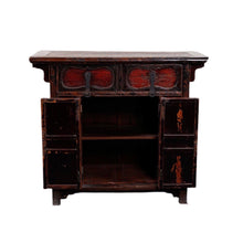Load image into Gallery viewer, Red-Black Lacquer Cabinet
