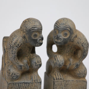 Stone Monkeys (Pair)