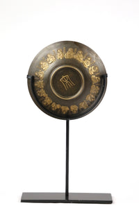 Brass "Buddha" Plate With Stand