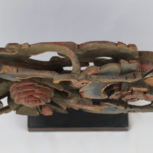 Load image into Gallery viewer, 19th Century Woodcarving on Stand
