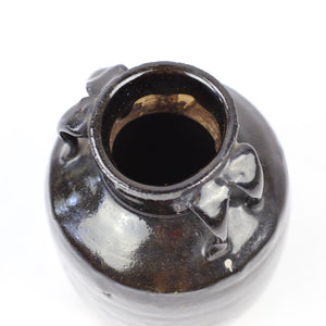Black Glazed Jar