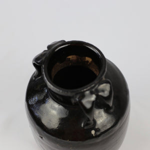 Black Glazed Jar