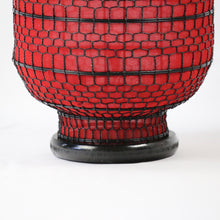 Load image into Gallery viewer, Oriental Red Fabric Lantern (Small)
