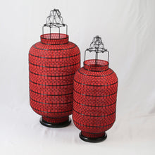 Load image into Gallery viewer, Oriental Large Red Fabric Lantern
