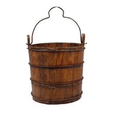 Load image into Gallery viewer, Wood Water Bucket
