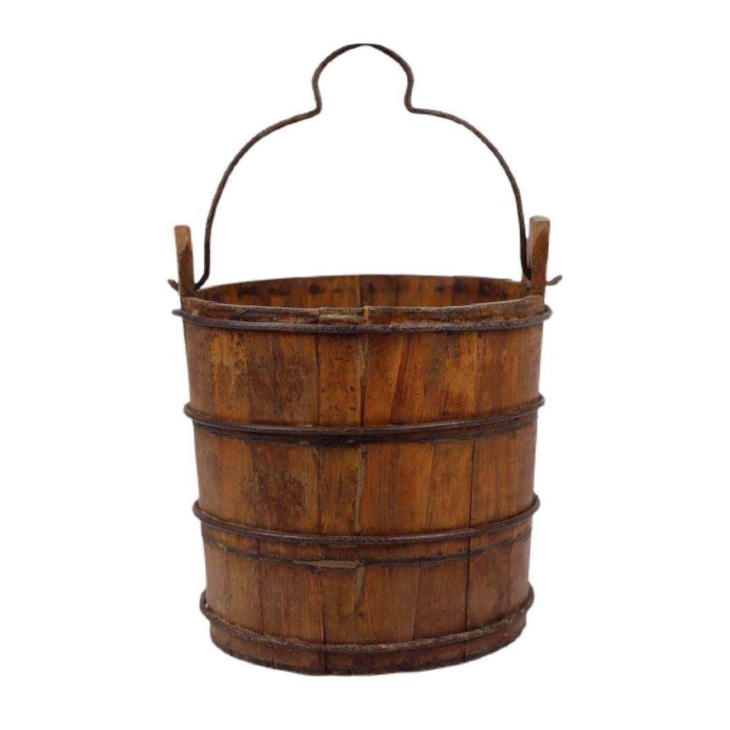 Wood Water Bucket