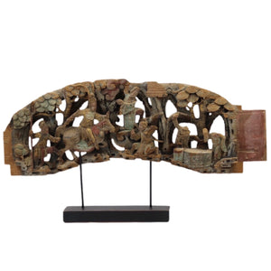19th Century Woodcarving with Stand