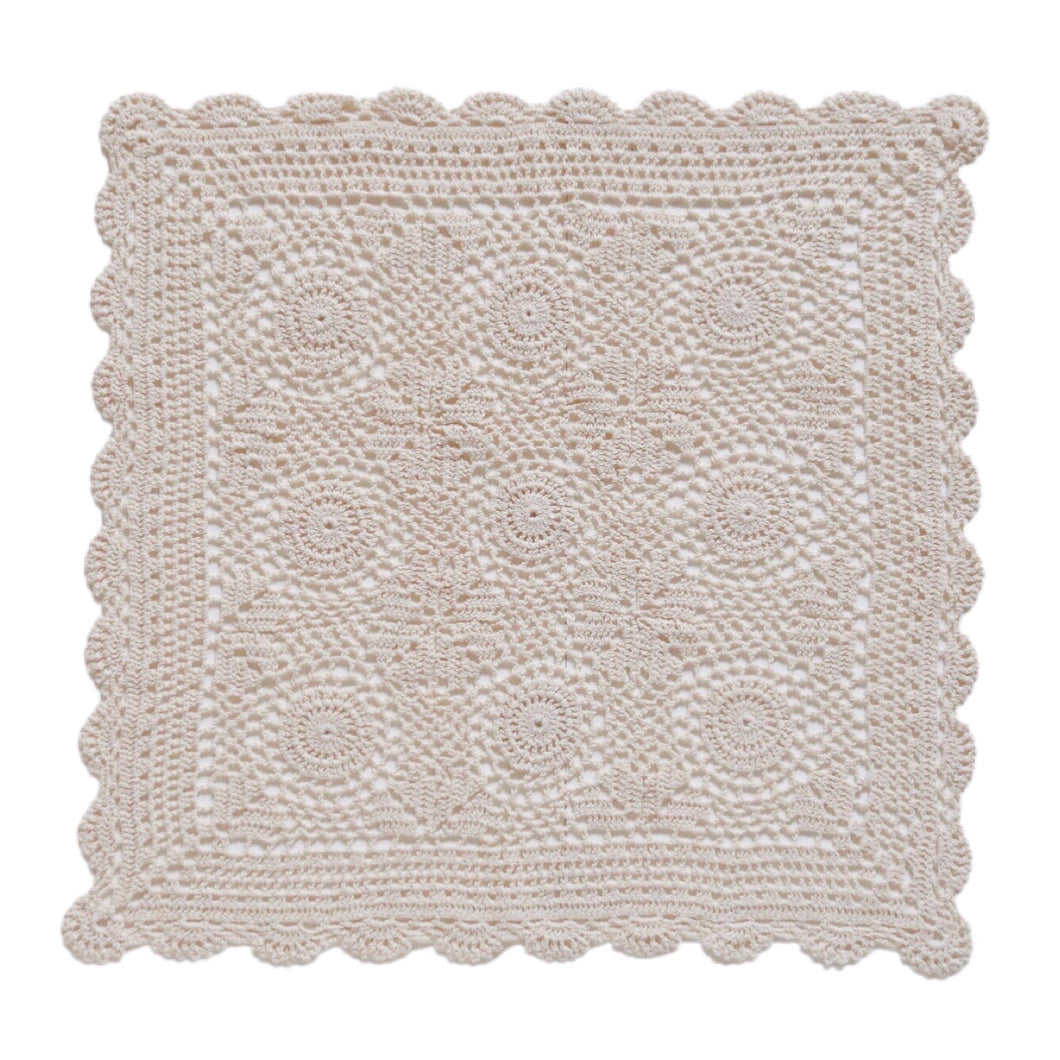 Handmade Square Tablecloth, Crochet