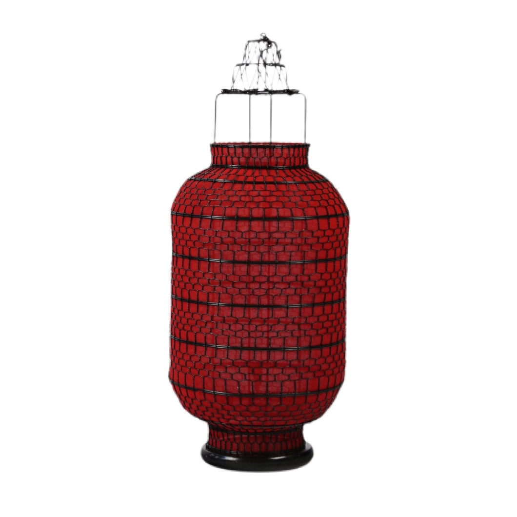 Oriental Red Fabric Lantern (Small)