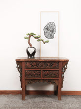 Load image into Gallery viewer, Console Table in Red Lacquer
